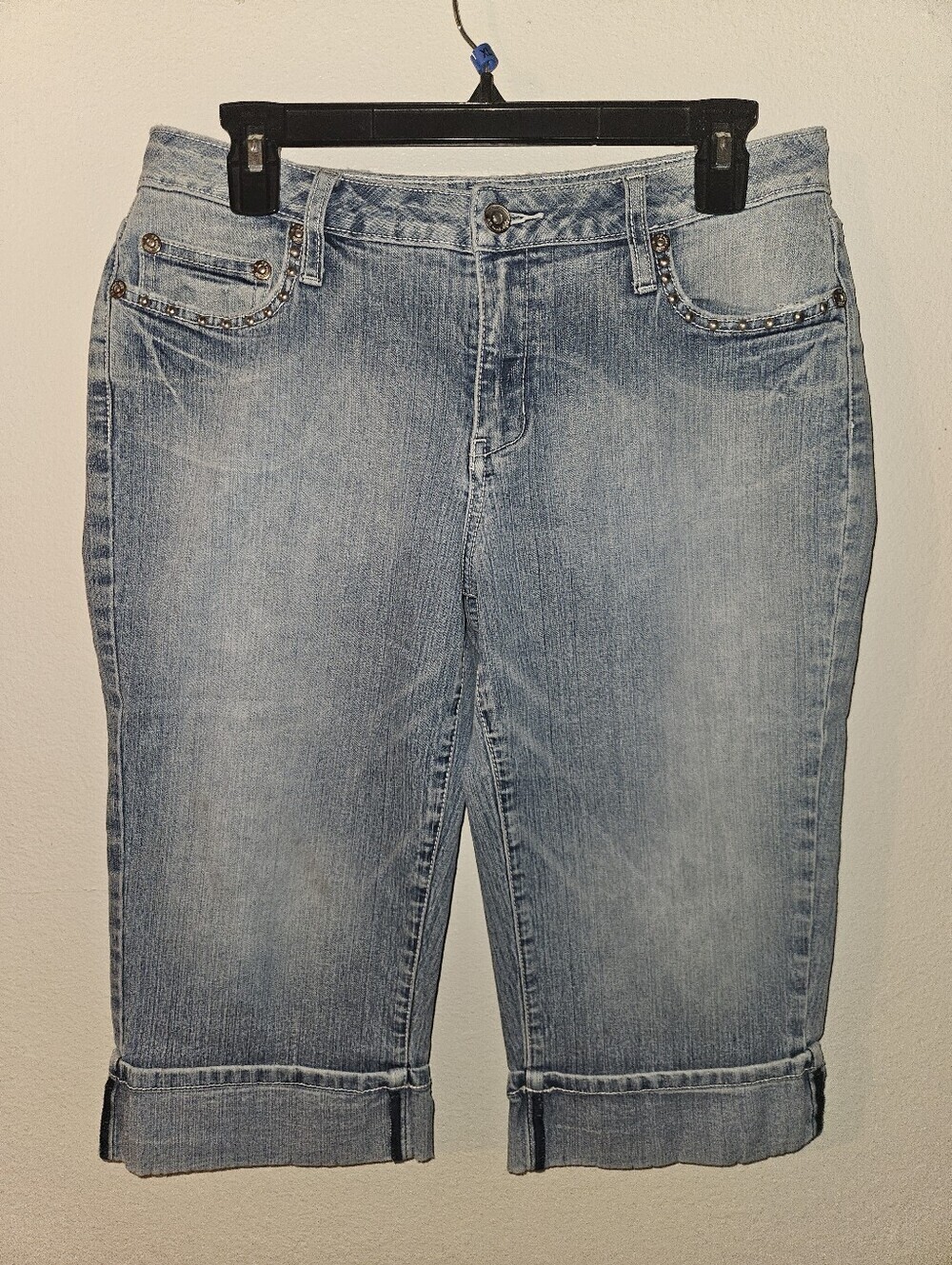 Nine Point Eight Womans Vintage Capri Jeans Size 12